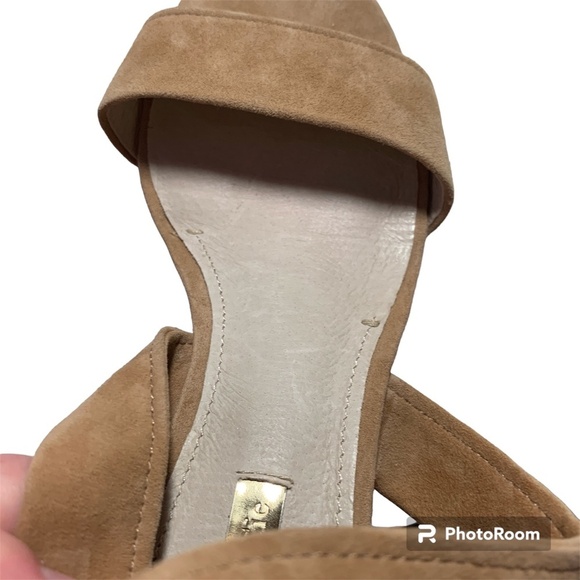 Louise et Cie Women's Shoes 7 M Leather Ankle Strap Blush Pink Open Toe Back Zip - Picture 11 of 12